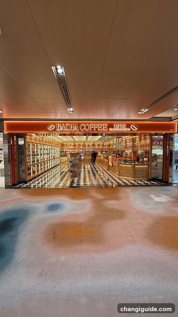 Bacha Coffee The Globe, Changi Int'l Airport Terminal 2