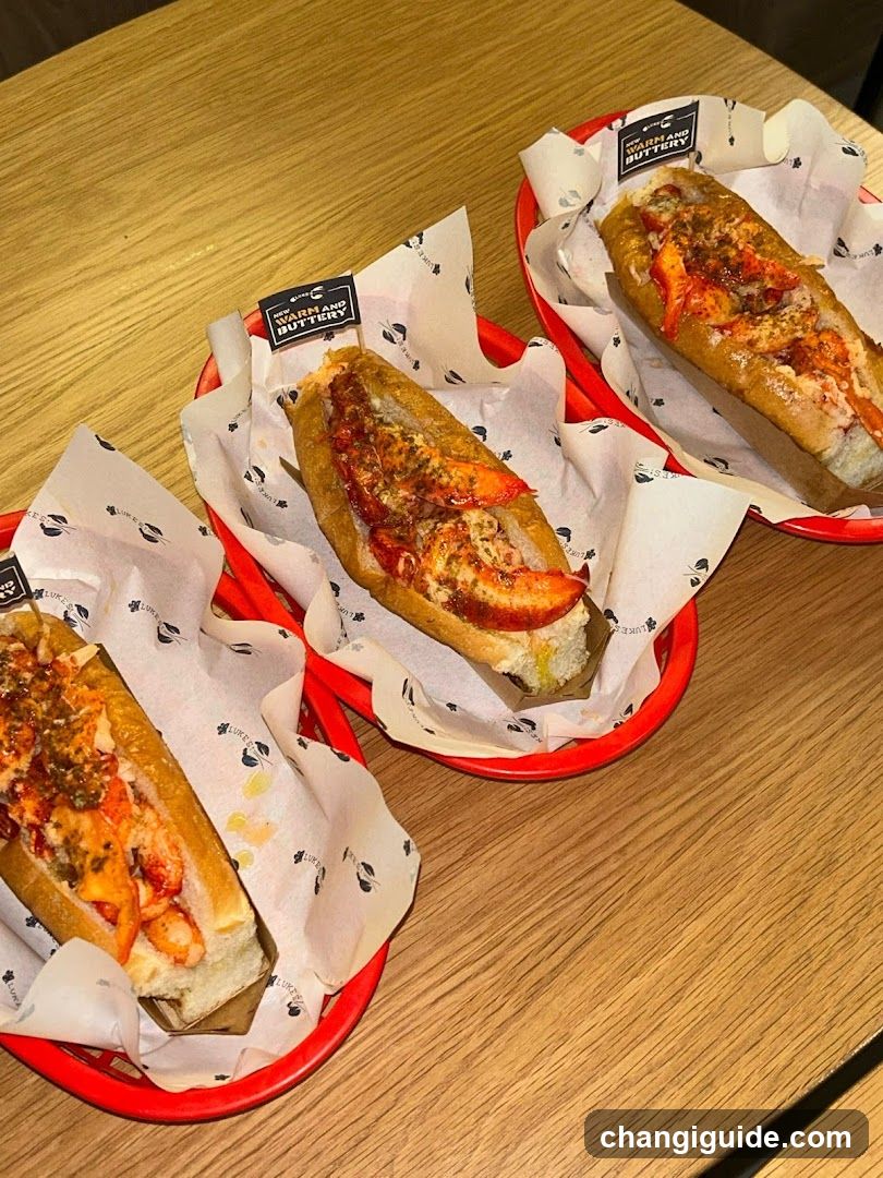 Lobster Roll on Table