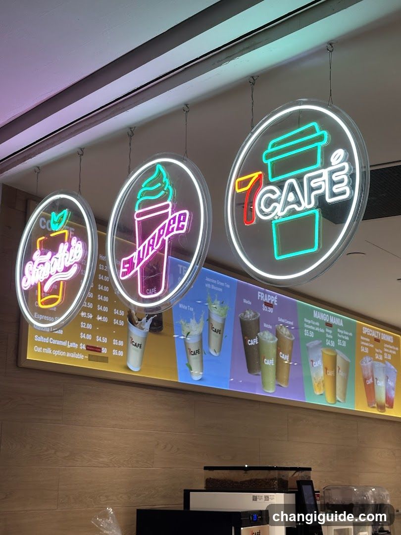 7 Café Neon Signage Display