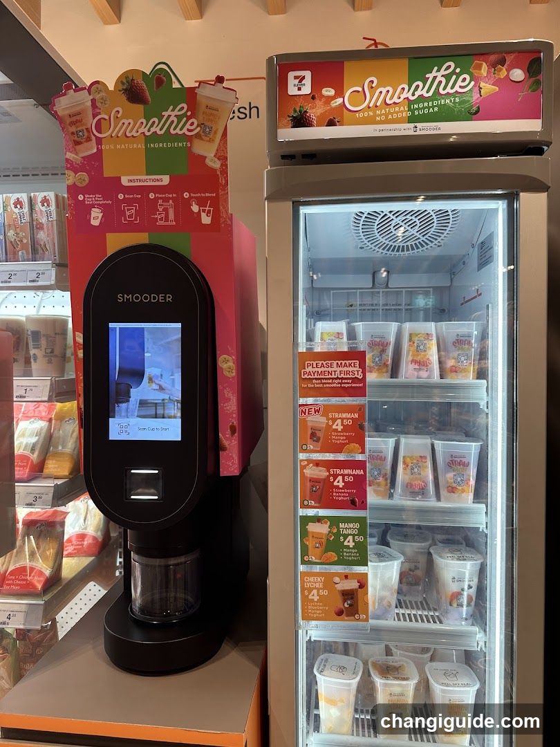 Smoothie Machine and Refrigerator Display