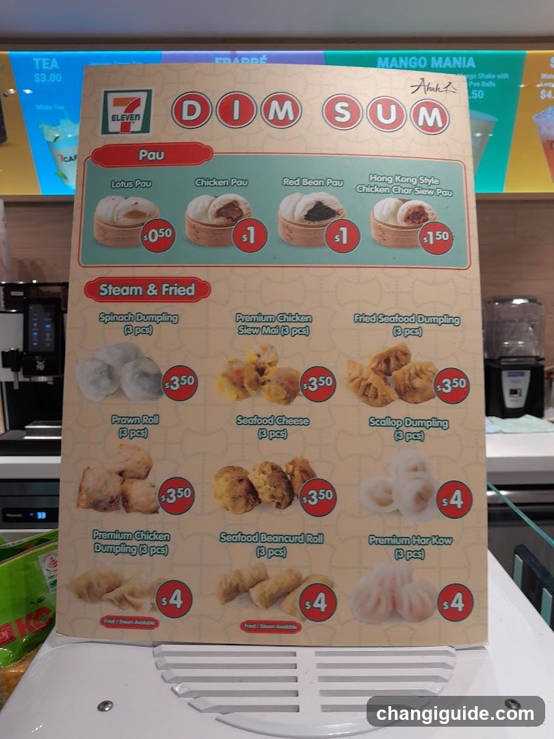 Dim Sum Menu Board