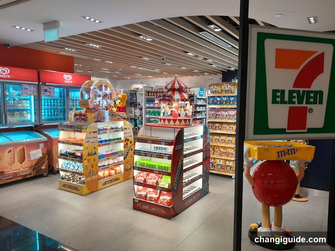 7-Eleven Store Interior with Candy Displays