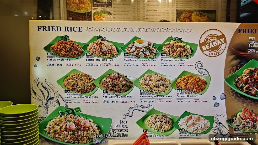 Seabay Delight Fried Rice Menu