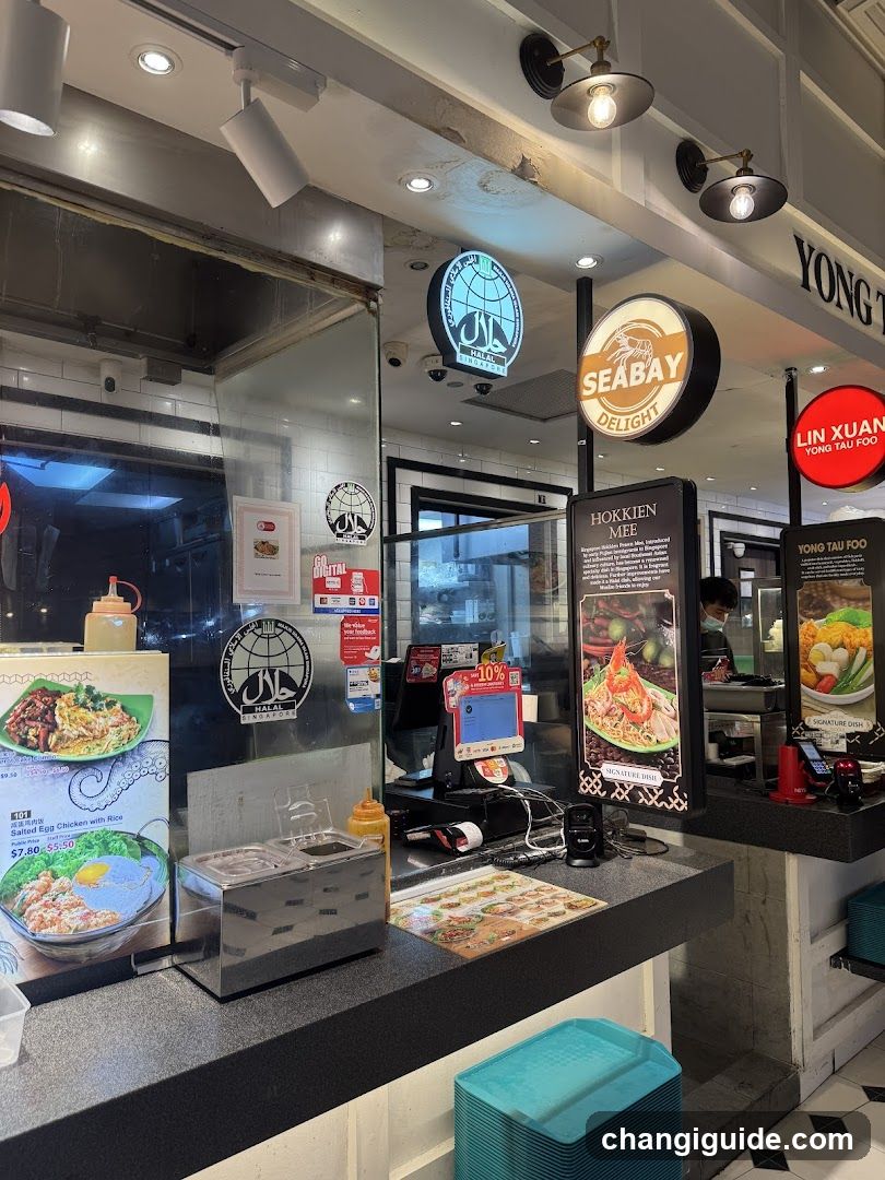 Food Stall Interior View