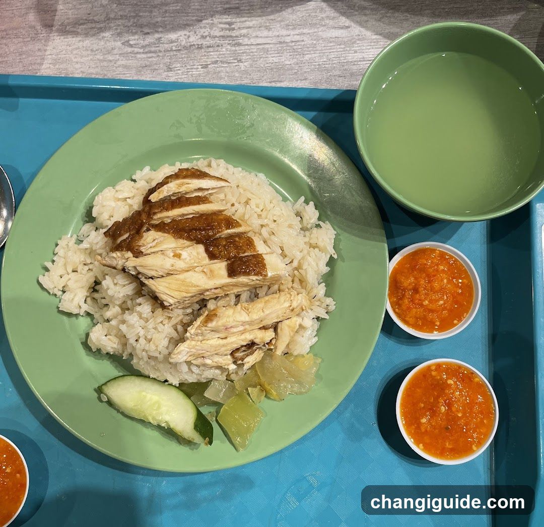 Hainanese Chicken Rice Plate