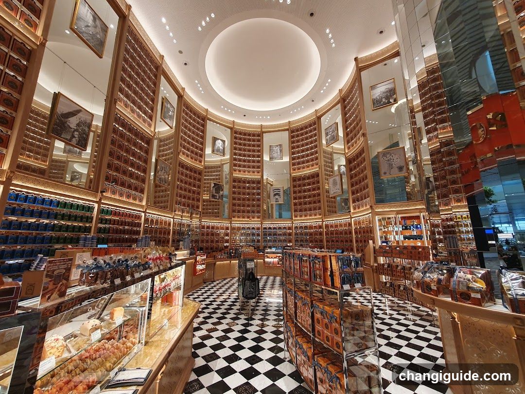 Interior of a luxury confectionery shop