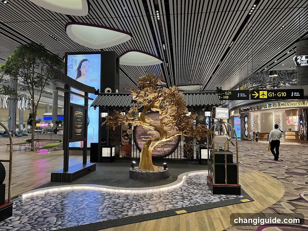Airport Terminal Interior Display