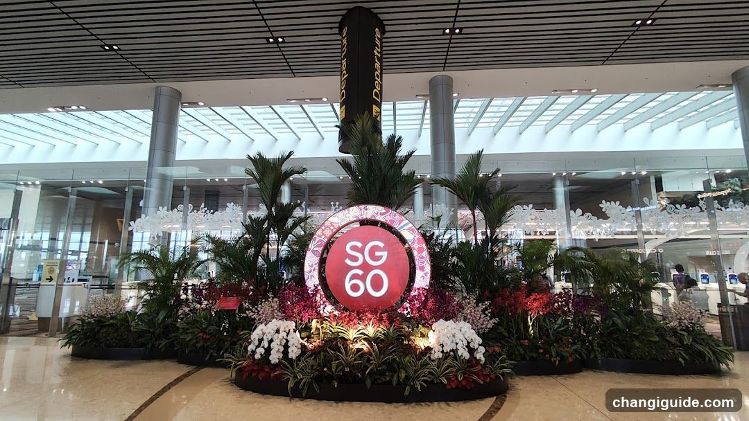 SG60 Floral Display