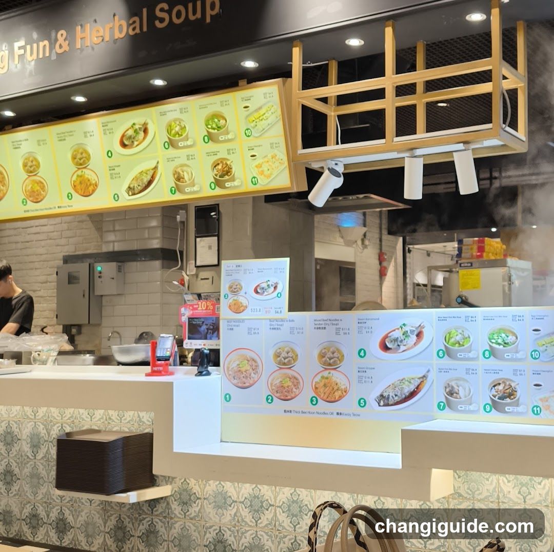 Food Stall Interior View