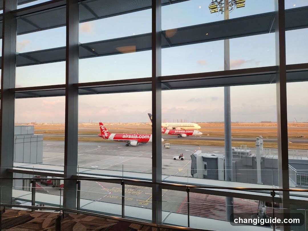 Airplane at Airport Terminal View