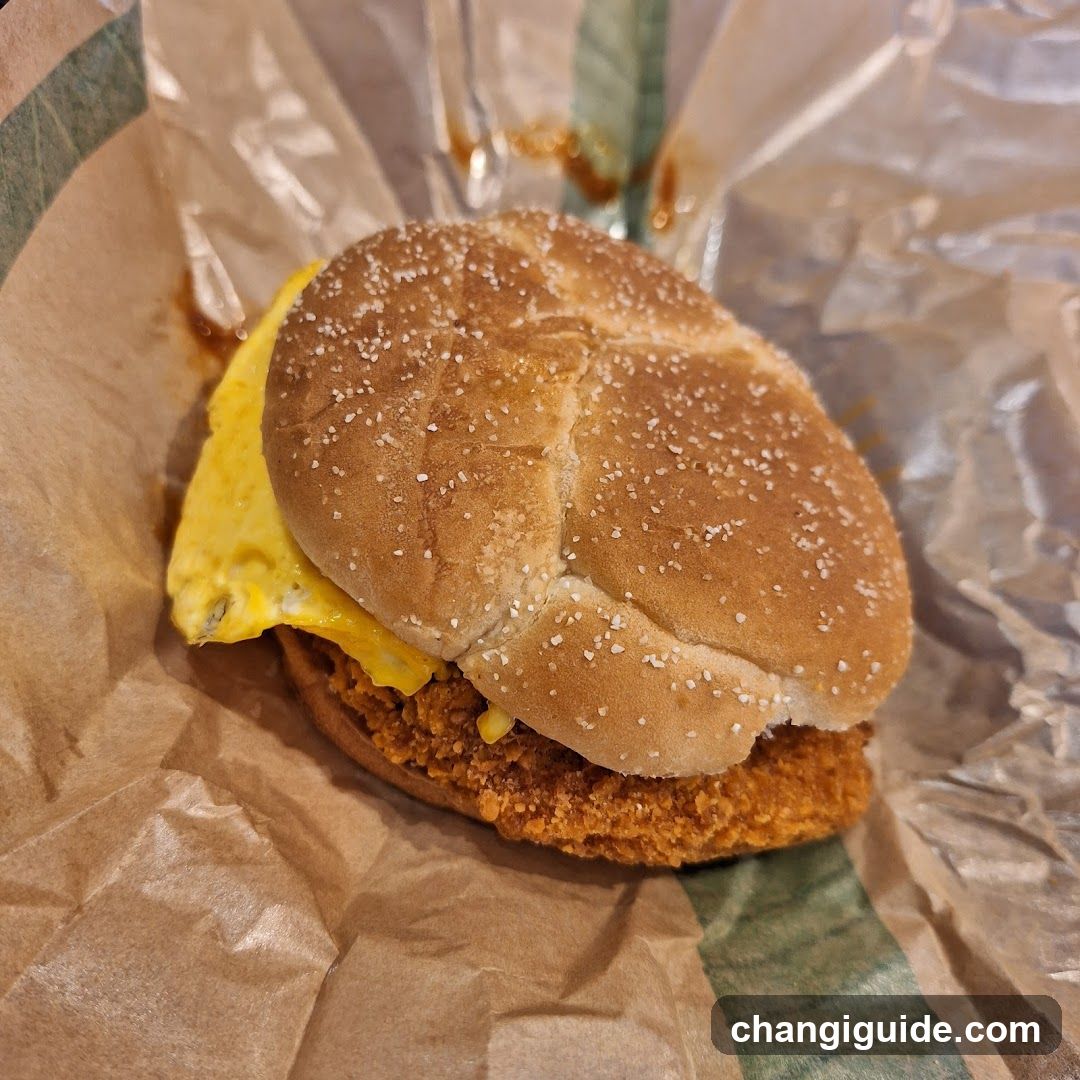 Chicken Sandwich with Egg