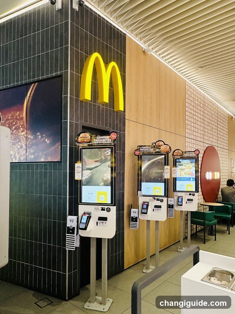McDonald's Self-Ordering Kiosk Area