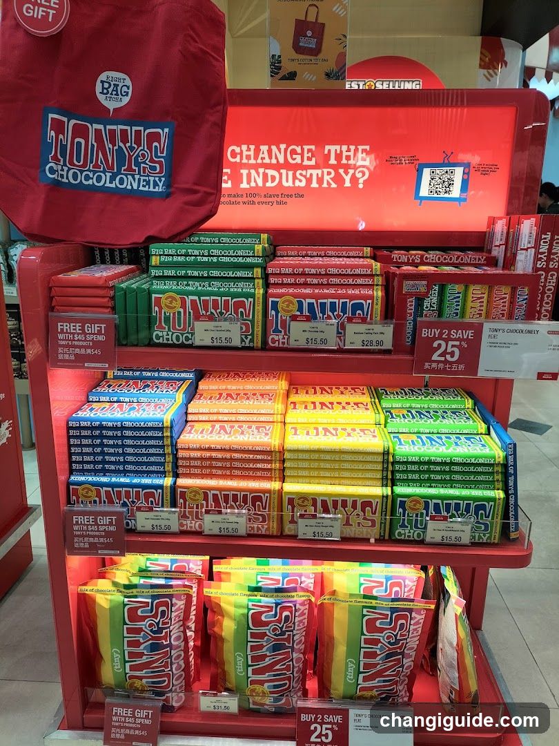 Tony's Chocolonely Display