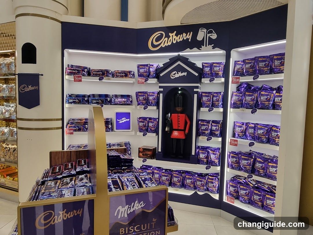 Cadbury and Milka Biscuit Display