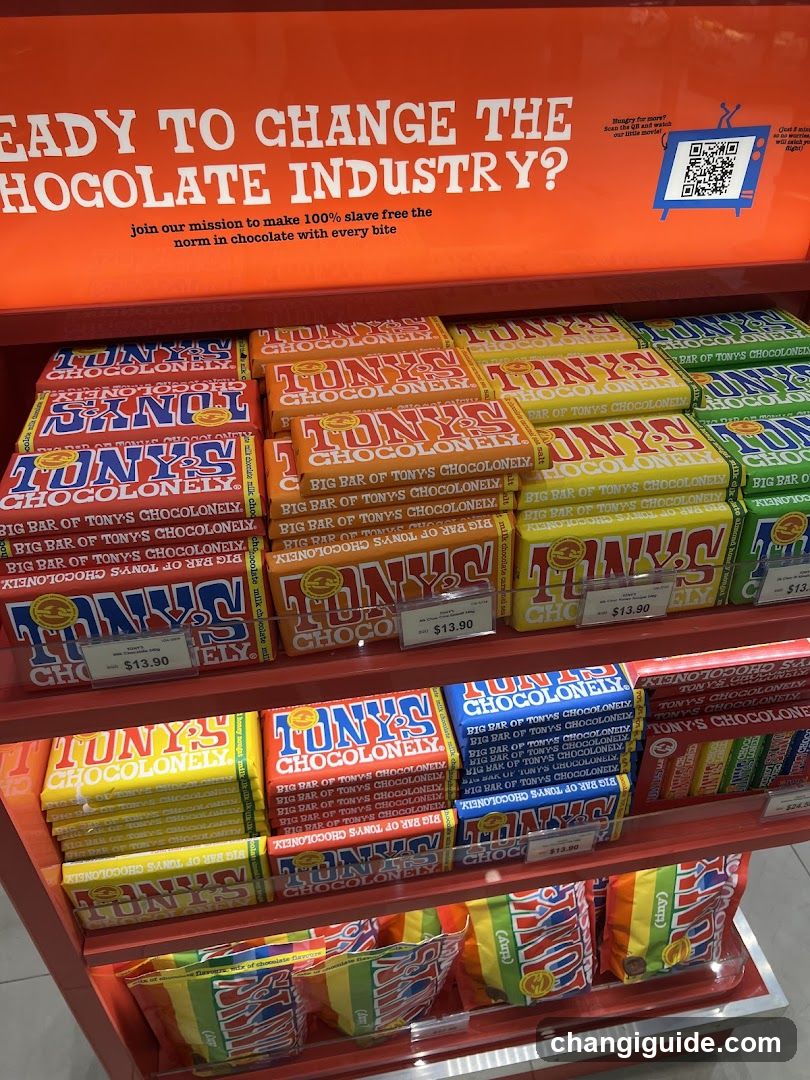 Tony's Chocolonely Display Shelf