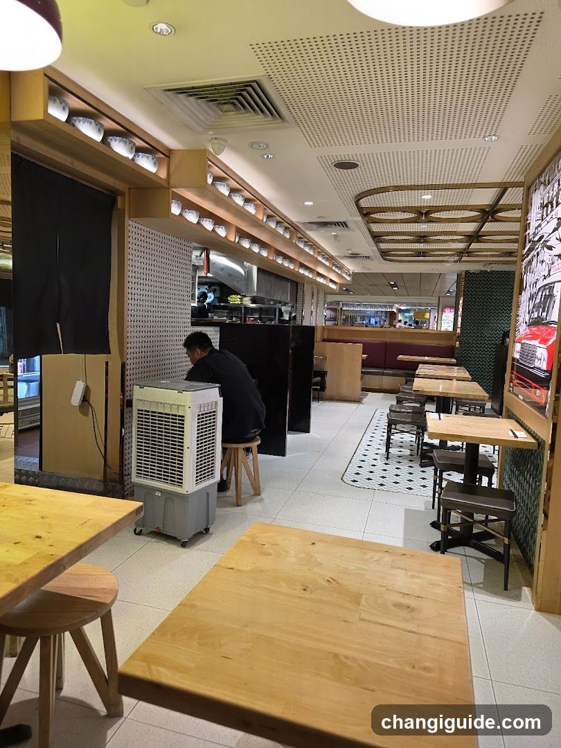 Restaurant Interior with Staff and Equipment