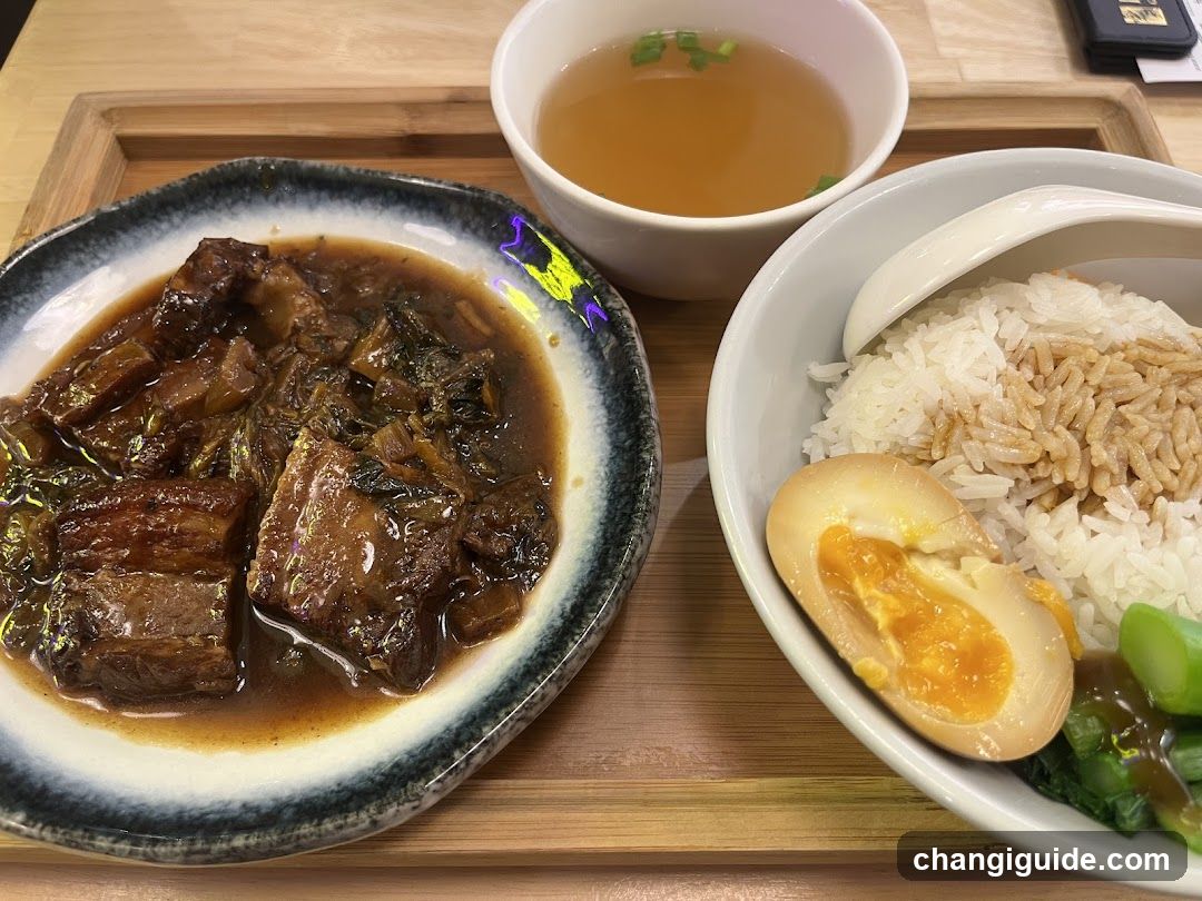 Braised Pork and Rice Bowl