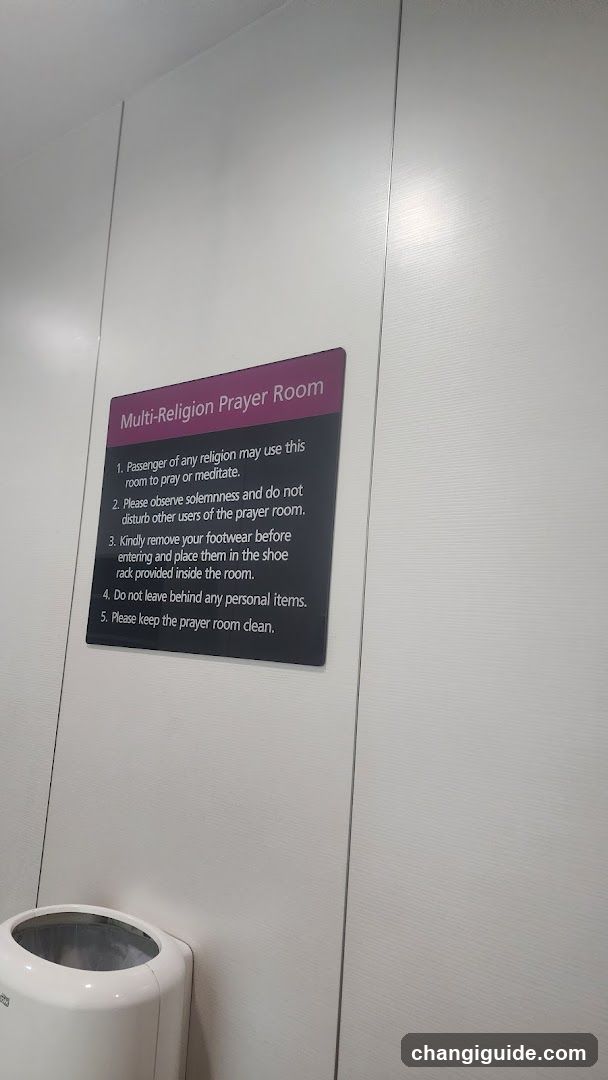Multi-Religion Prayer Room Sign