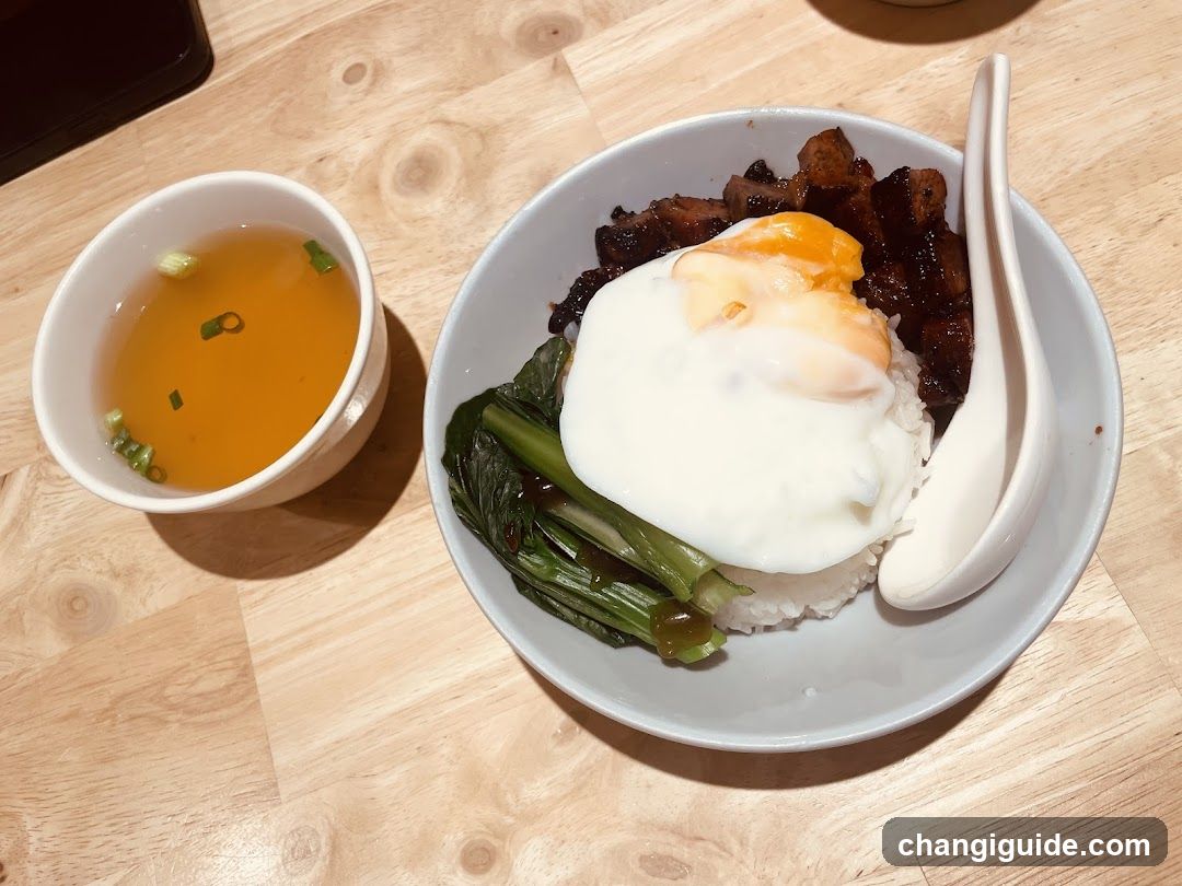 Rice Bowl with Fried Egg and Broccoli
