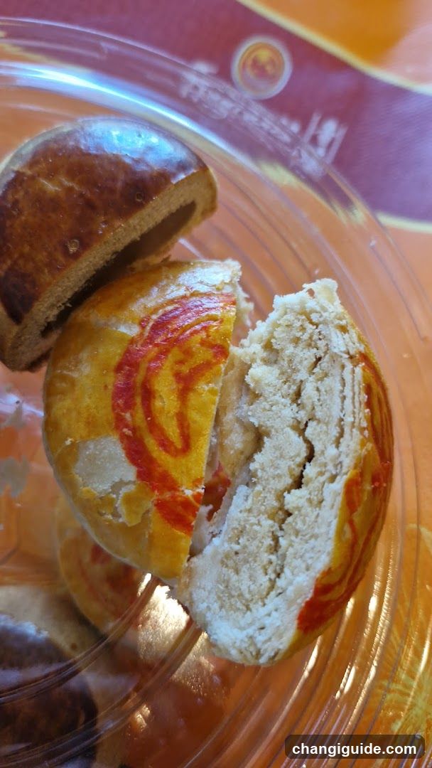 Pastries in a plastic container