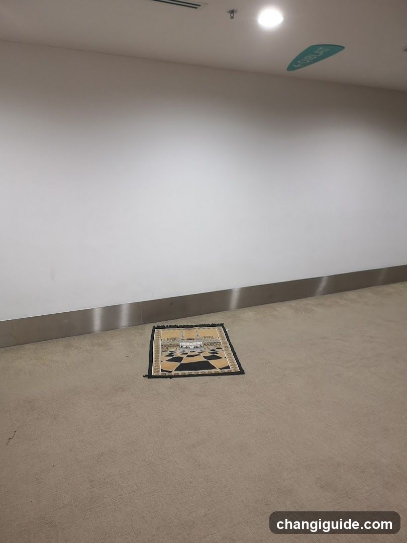 Prayer Mat on Floor