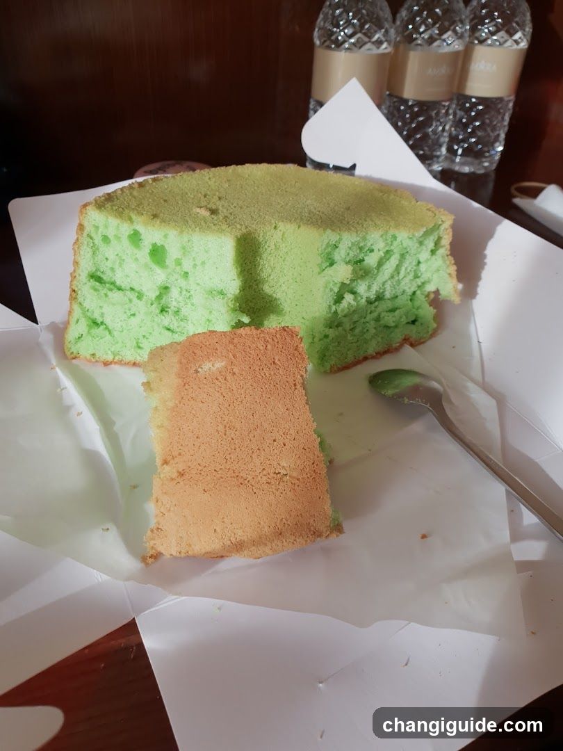 Green Cake Slice