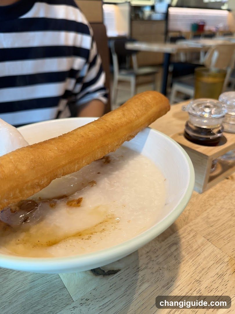 Breakfast with Congee and Youtiao