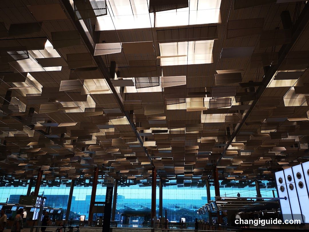 Interior of a modern transport hub