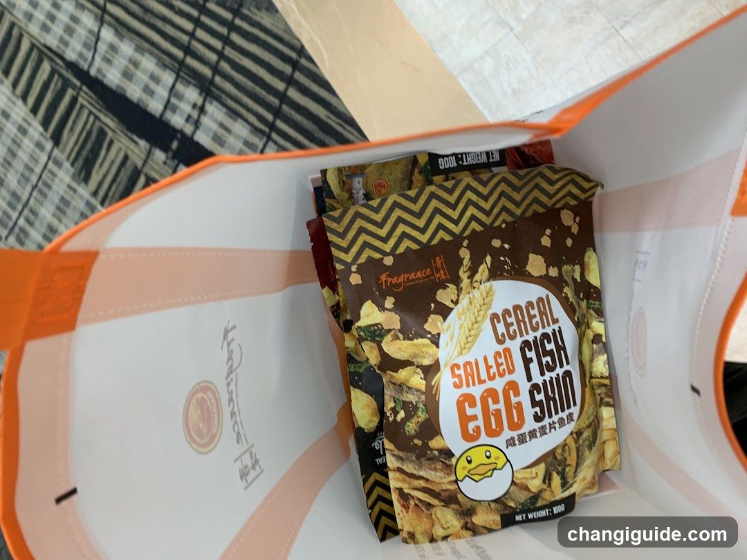 Snack Packaging in Shopping Bag