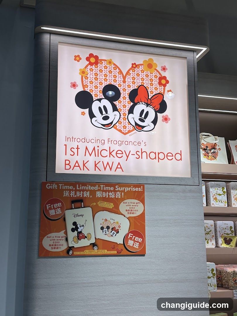 Mickey-shaped Bak KWA Advertisement