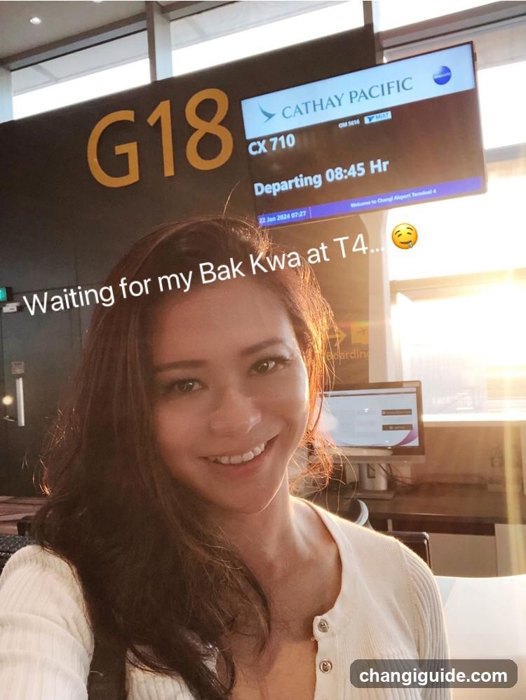 Airport Departure Board Selfie