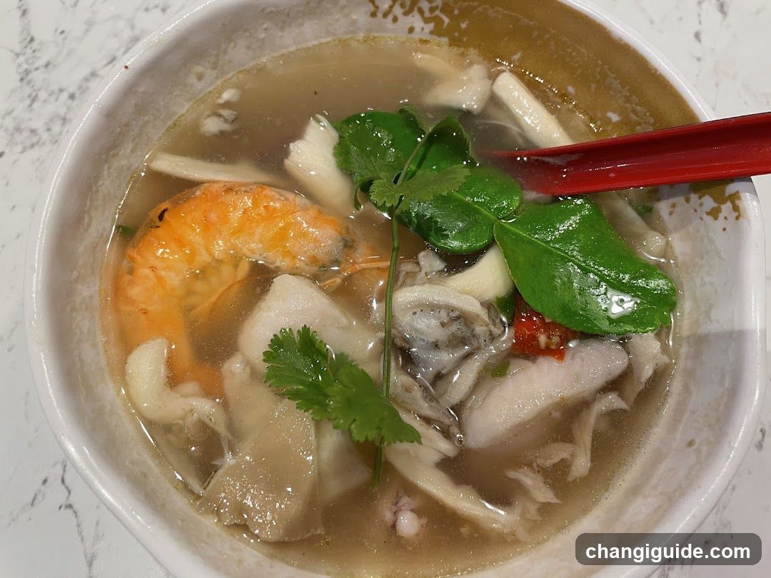 Shrimp and Fish Soup Bowl