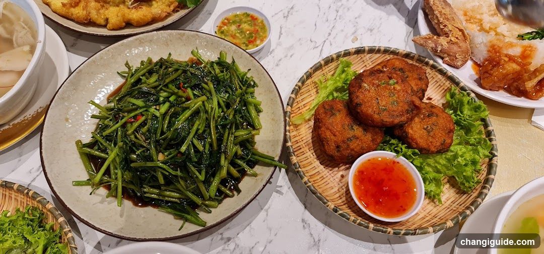 Thailand-style meal spread