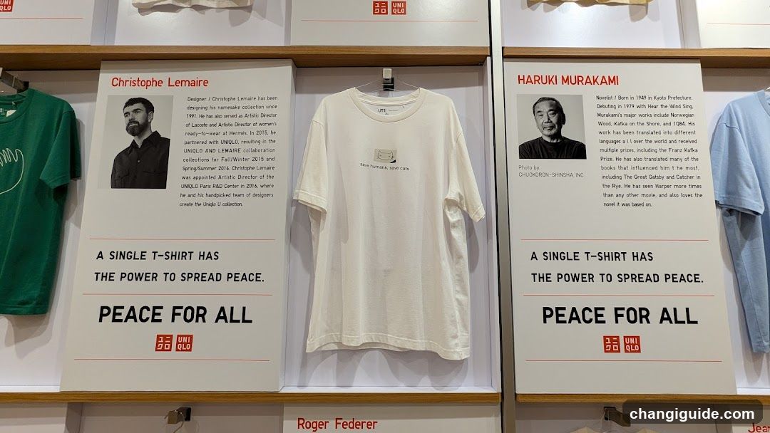 UNIQLO Peace for All Exhibition Display