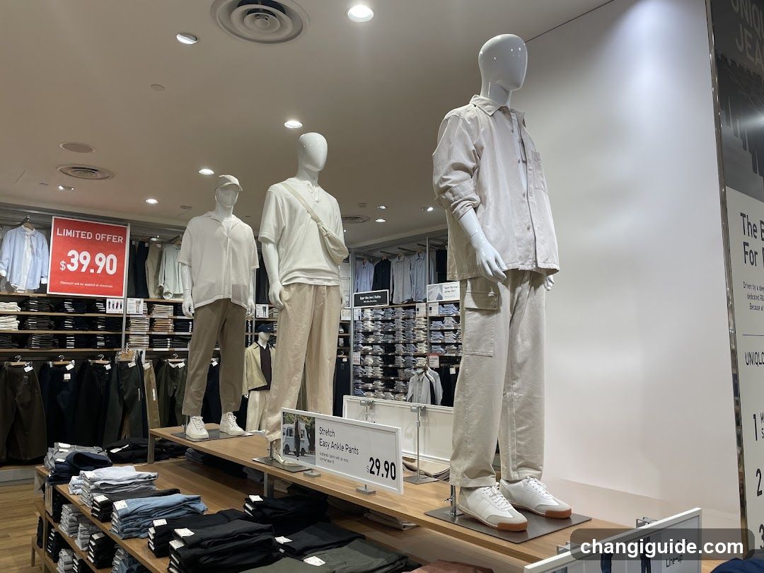 Uniqlo Men's Clothing Display
