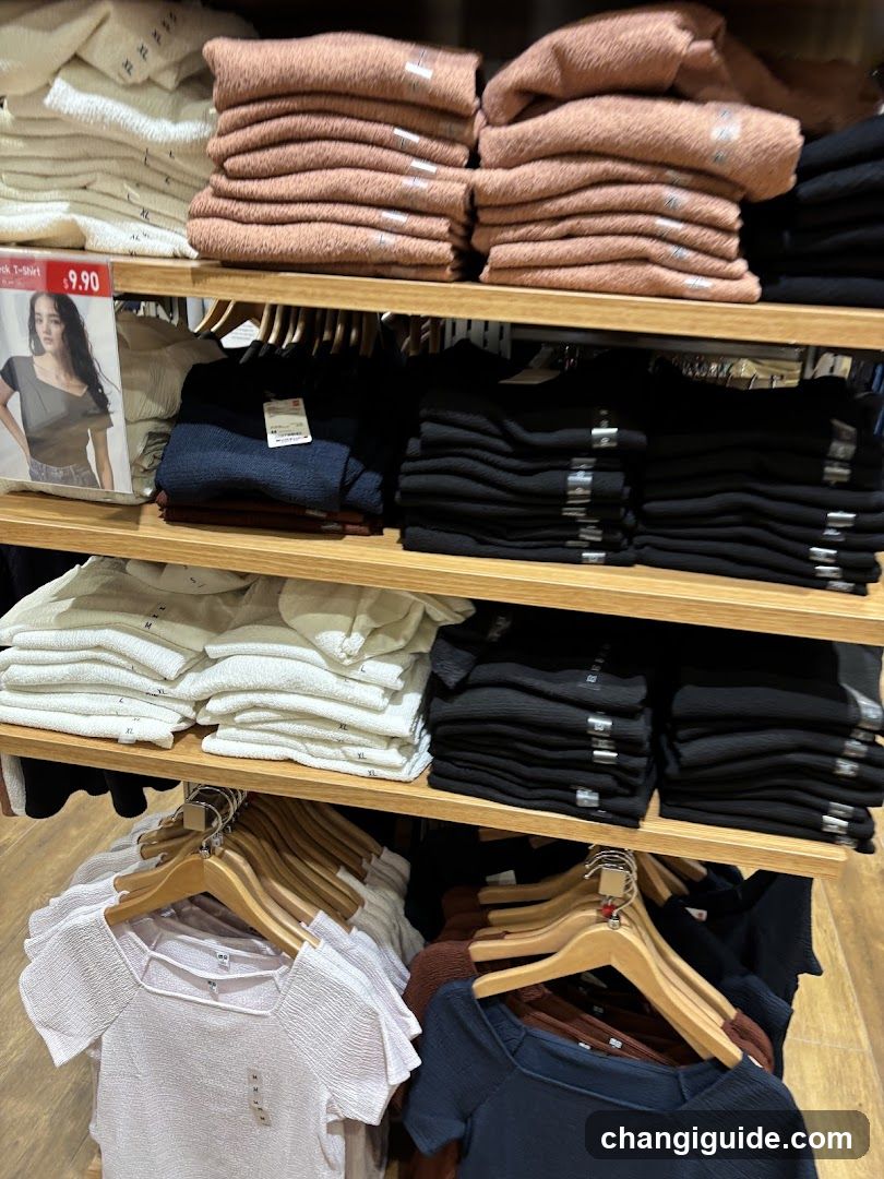 Clothing Store Interior Display