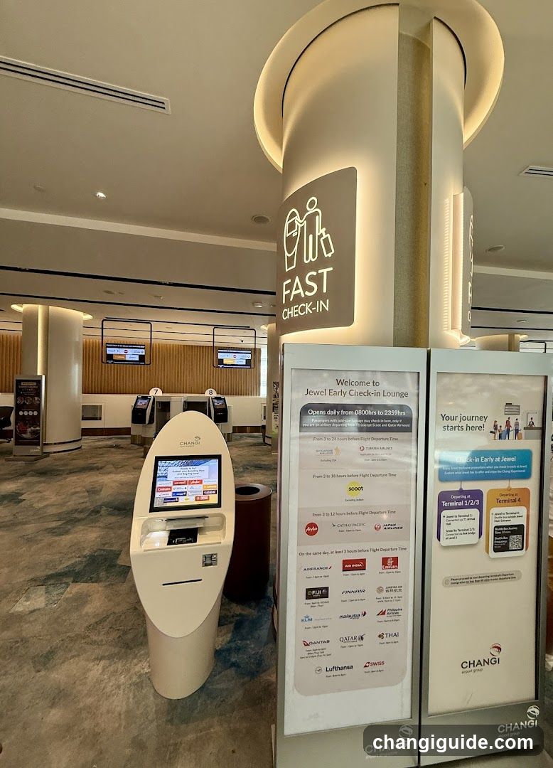 Changi Airport Fast Check-In Area