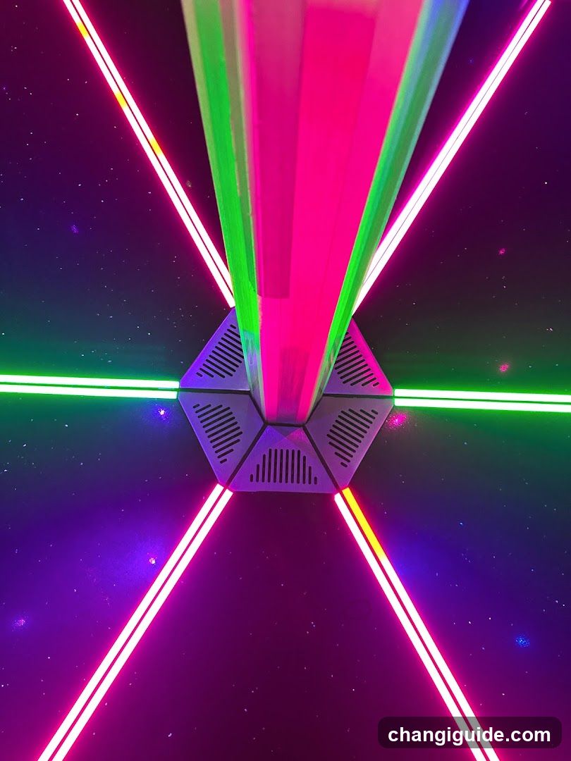 Neon Laser Light Show