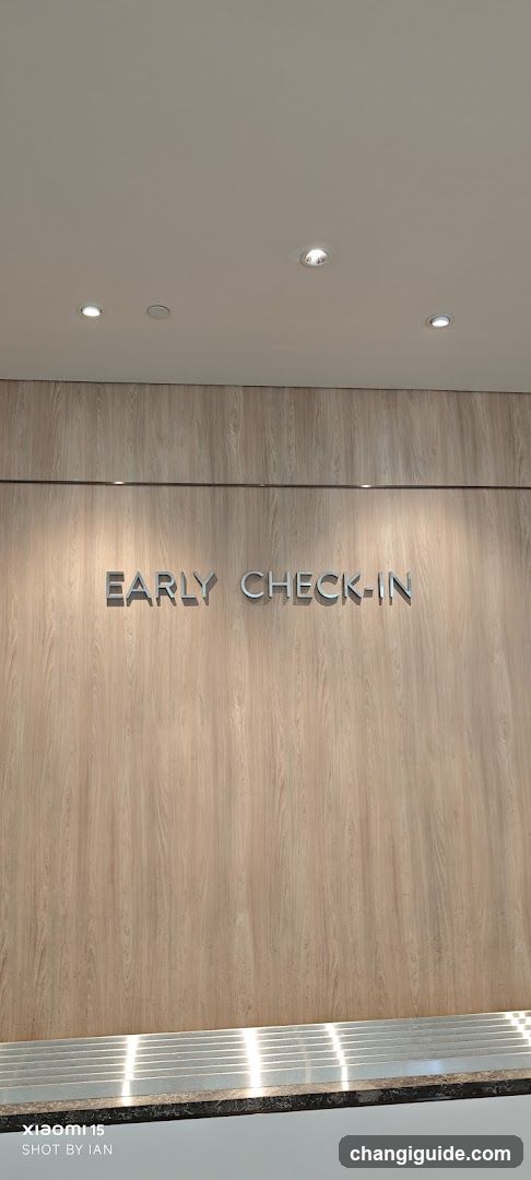 Early Check-In Signage