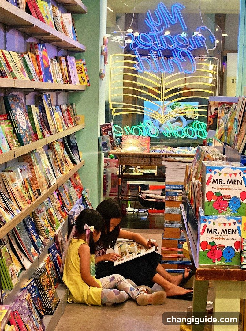 Children Reading in a Bookstore