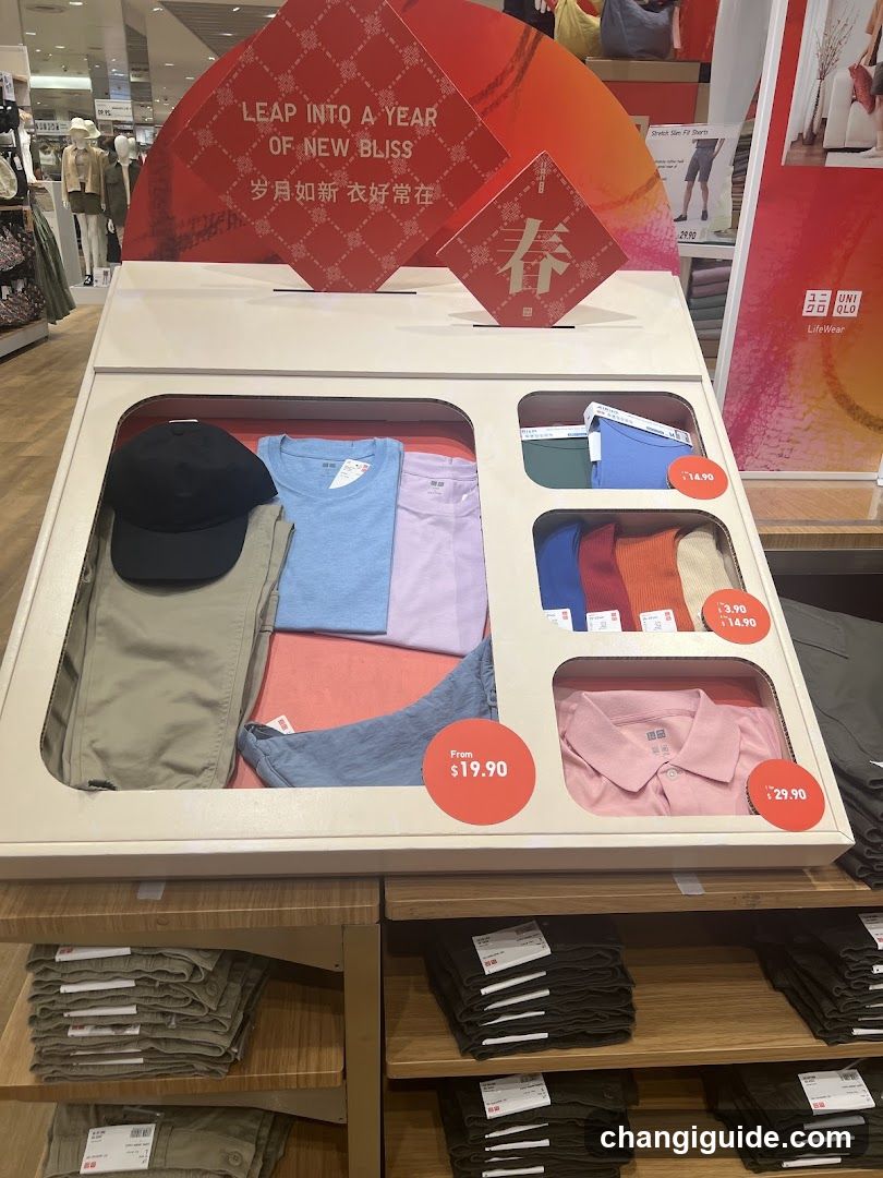 Uniqlo Spring Sale Display