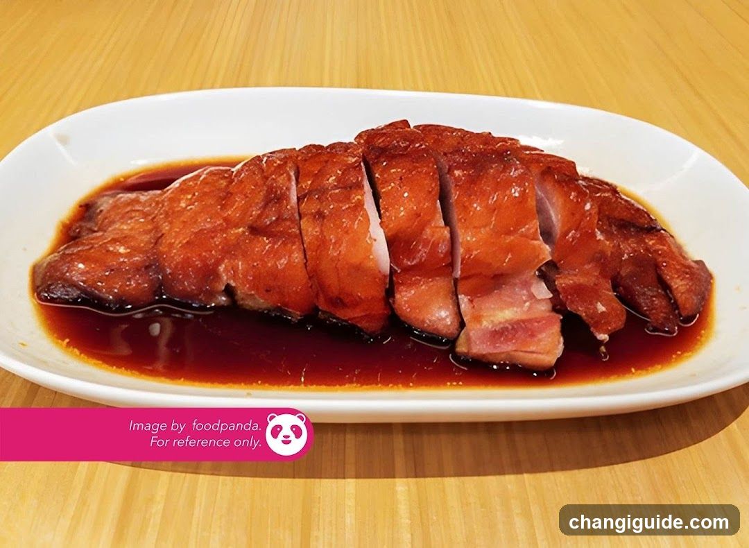 Sliced Roast Duck with Sauce