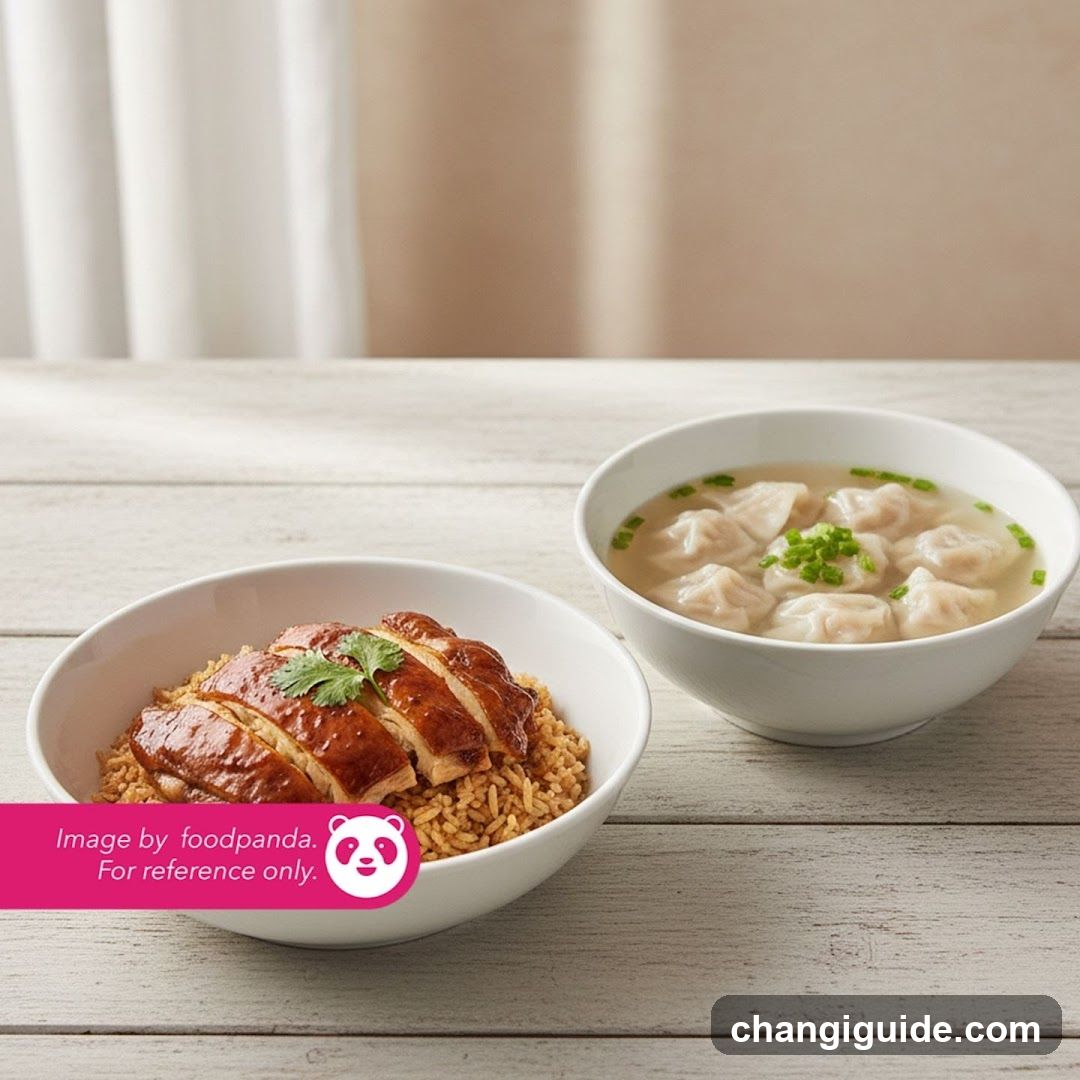 Food Bowl with Chicken and Dumplings