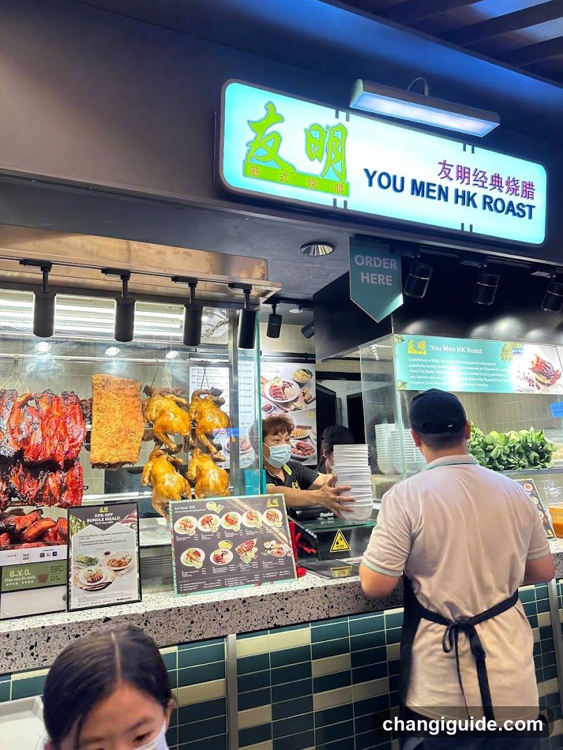You Men HK Roast Stall Interior