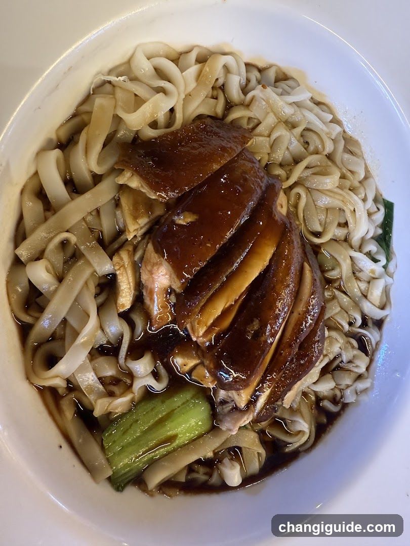 Bowl of Noodles with Roasted Duck