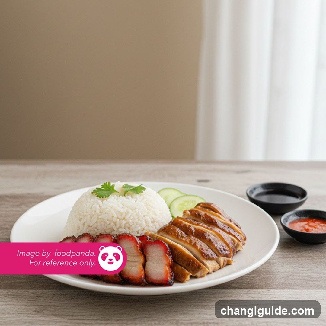 Hainanese Chicken Rice Plate