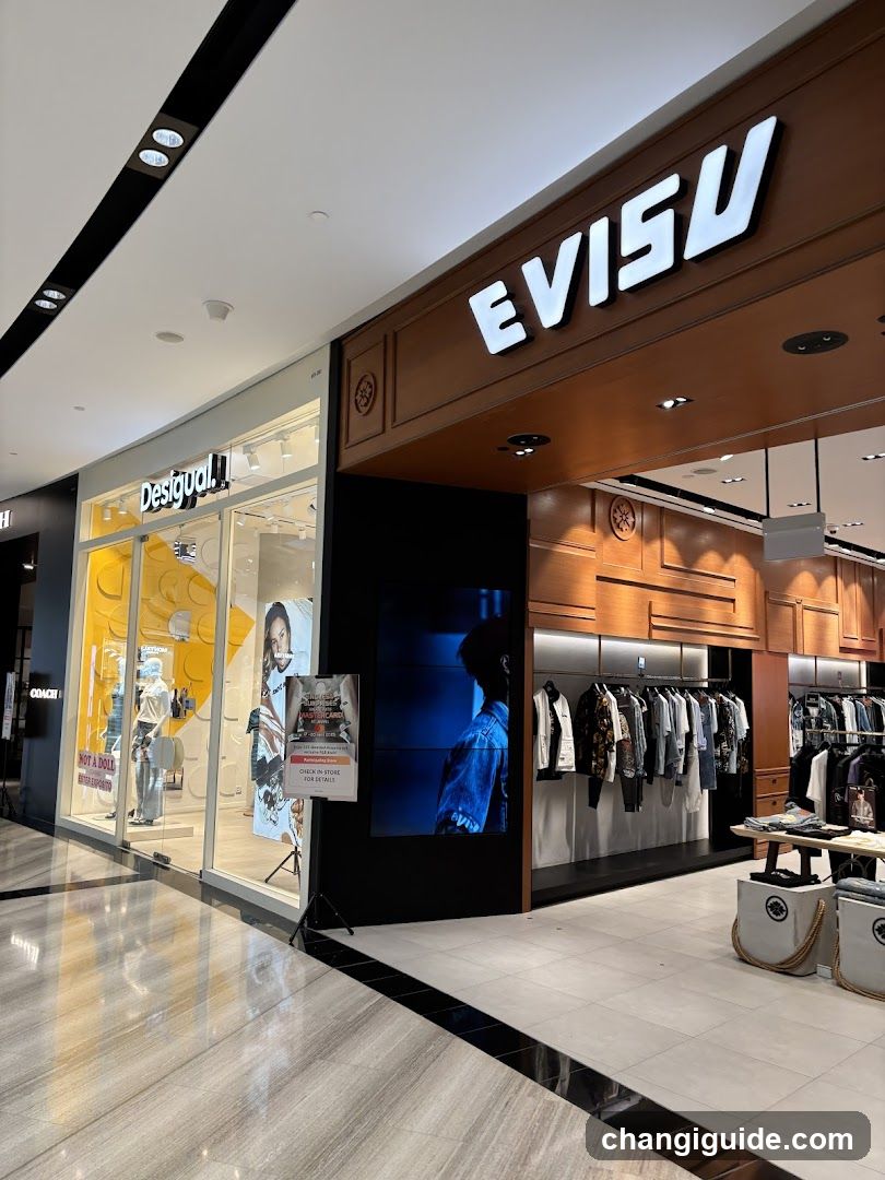 Evisu Store Interior and Exterior View