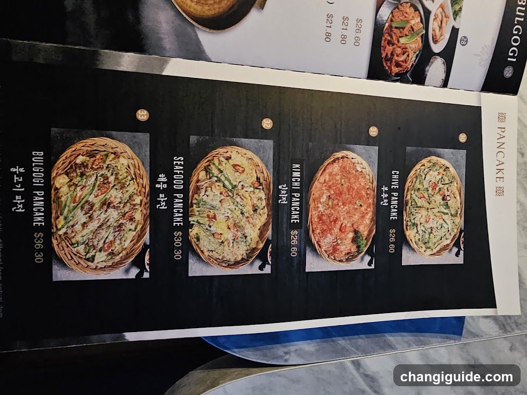 Pancake Menu Page