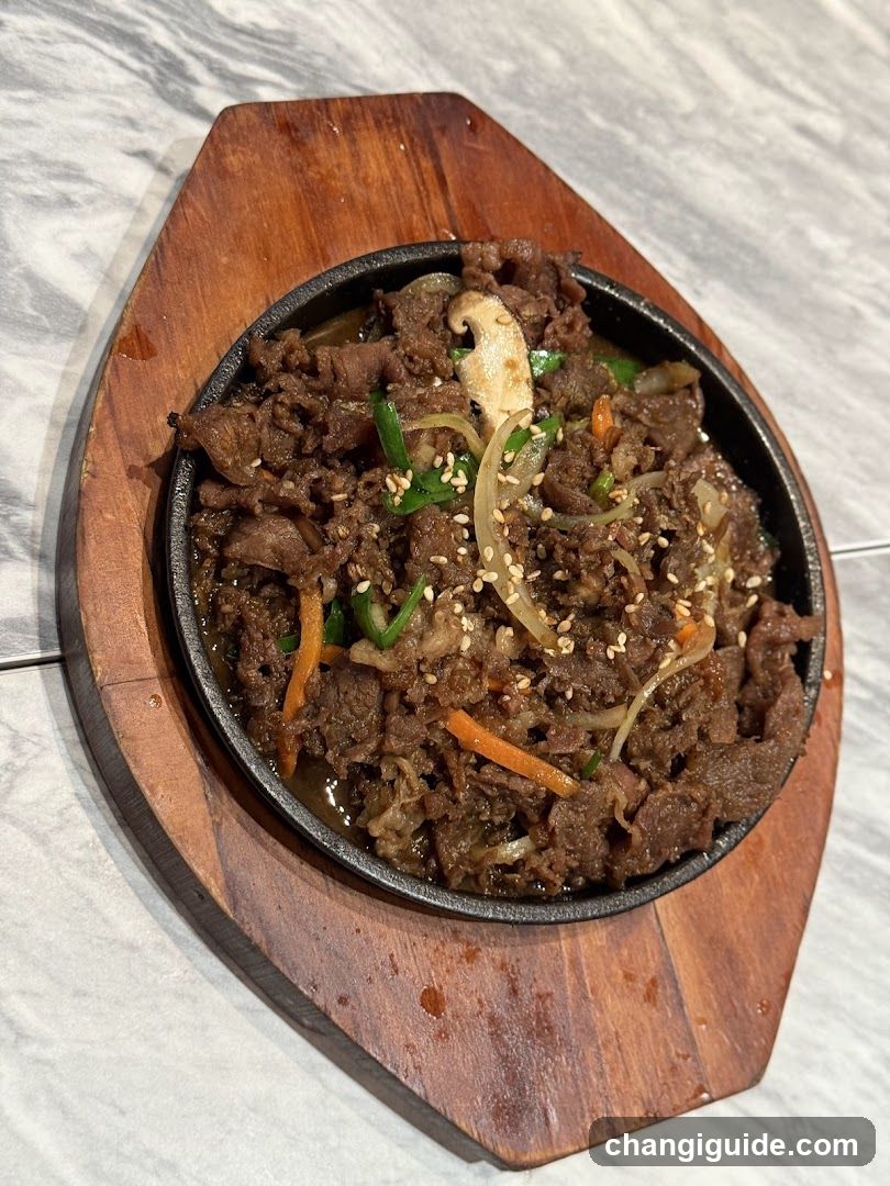 Sizzling Beef Dish