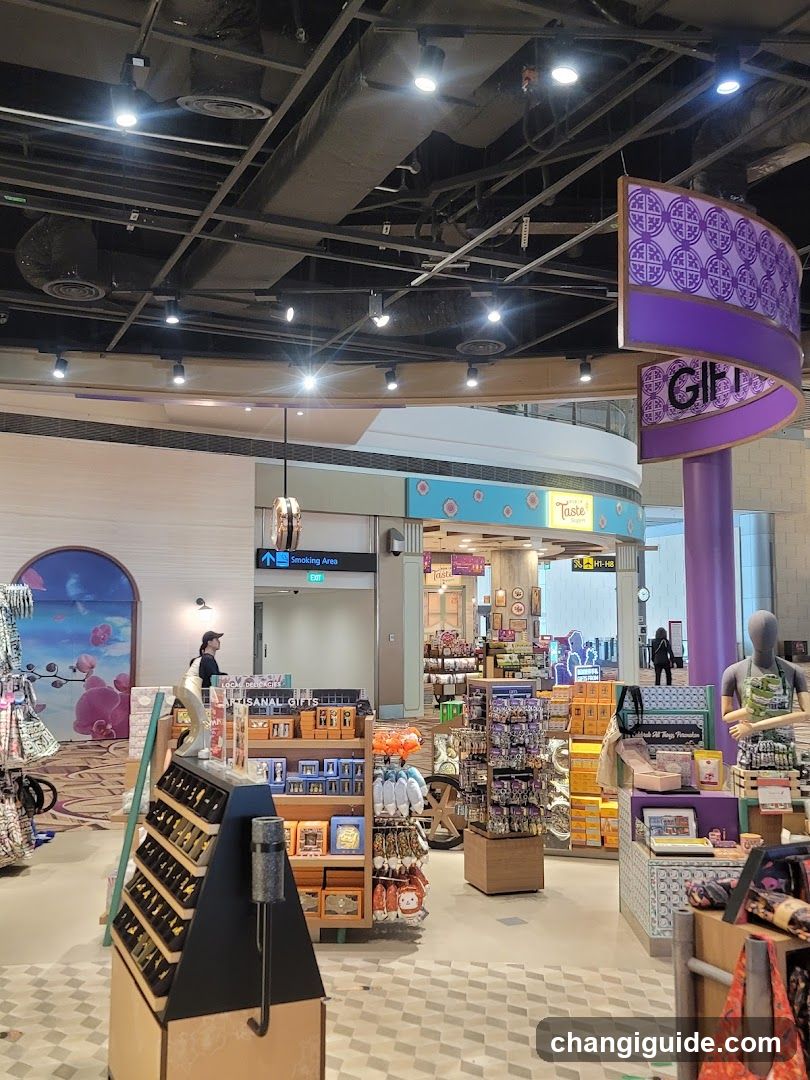 Shopping Mall Interior with Gift Shop and Souvenir Stalls